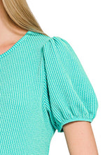 Load image into Gallery viewer, The Willow Top in Turquoise S-L
