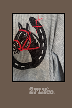 Load image into Gallery viewer, The Vintage Luck Grey Sweater S-3X
