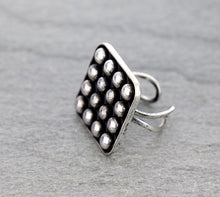 Load image into Gallery viewer, The Western Square Metal Cuff Ring
