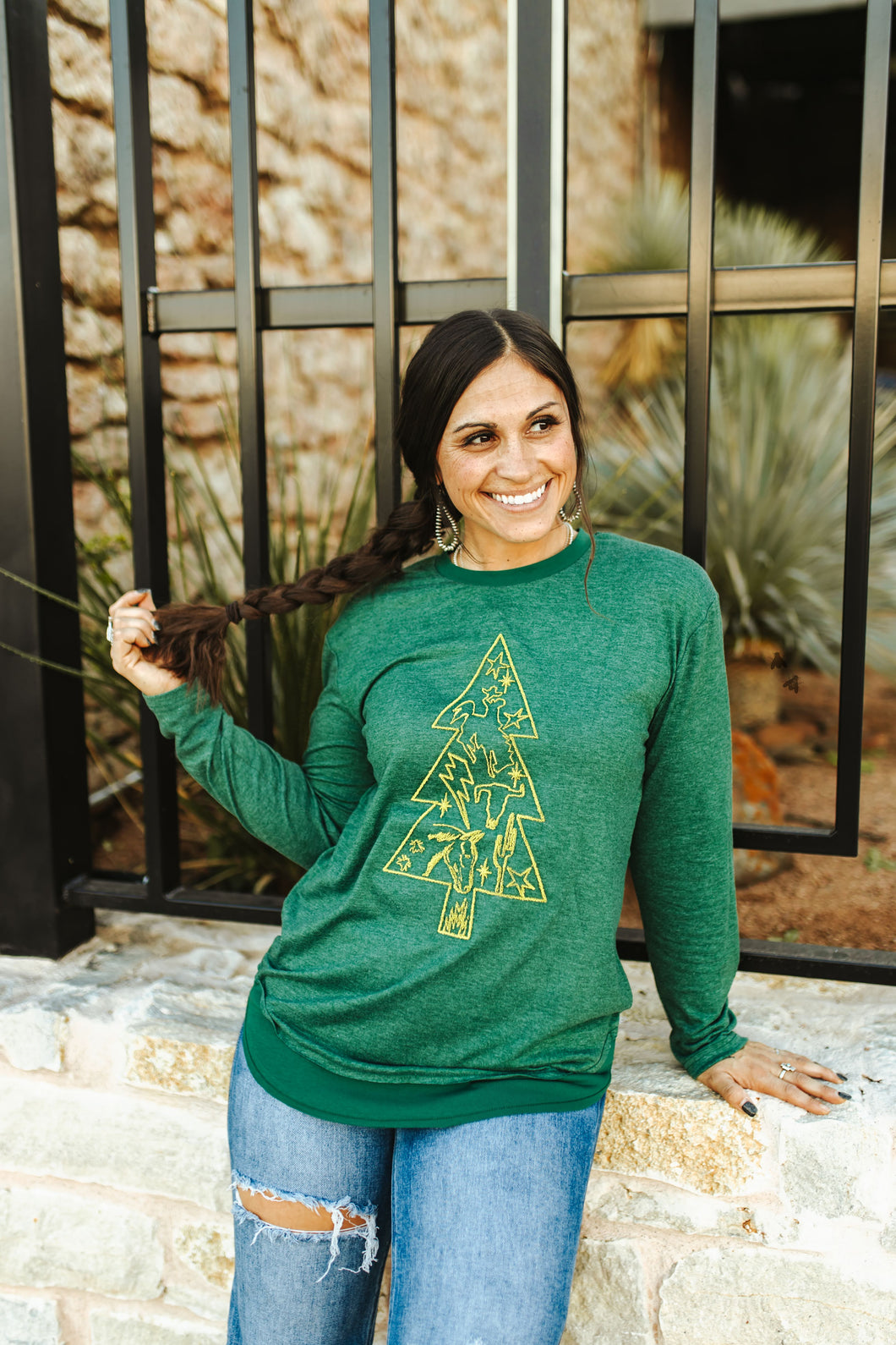 The Holla Days Long Sleeve Tee S-3X