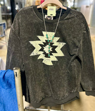 Load image into Gallery viewer, The Ace Aztec Curve-Hem Top S-XL

