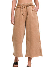 Load image into Gallery viewer, The Tatum Mineral Wash Palazzo Pants in Rust S-3X
