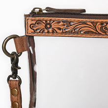 Load image into Gallery viewer, The Tooled Clear Game Day Wristlet
