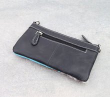Load image into Gallery viewer, The Abbott Crossbody Black Leather Clutch Bag
