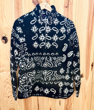Load image into Gallery viewer, The Black Paisley 1/4 Zip Pullover S-2X
