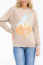 Load image into Gallery viewer, The Sunset Bucker Light Mocha Sweatshirt S-XL
