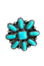Load image into Gallery viewer, The Krebs Turquoise Cluster Ring
