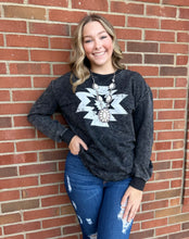 Load image into Gallery viewer, The Ace Aztec Curve-Hem Top S-XL
