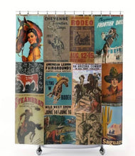 Load image into Gallery viewer, The Retro Rodeo Shower Curtain
