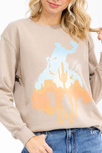 Load image into Gallery viewer, The Sunset Bucker Light Mocha Sweatshirt S-XL
