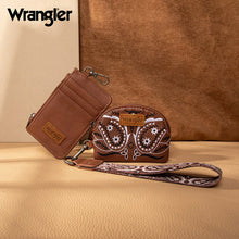 Load image into Gallery viewer, The Wrangler RFID Coin Card Pouch Chocolate Set
