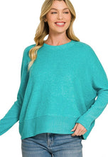 Load image into Gallery viewer, The Fairview Hacci Dolman Teal Top S-XL
