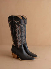 Load image into Gallery viewer, The Ainsley Black Cowboy Boots
