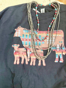 The Aztec Babysitter Cattle SweatShirt S-2X