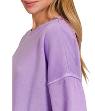 Load image into Gallery viewer, The Eagle Pass Lavender Pigment Dye Top S-L
