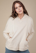Load image into Gallery viewer, The Alpine Oatmeal Hooded Top S-L
