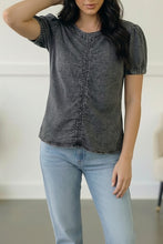 Load image into Gallery viewer, The Holland Black Denim Top S-XL
