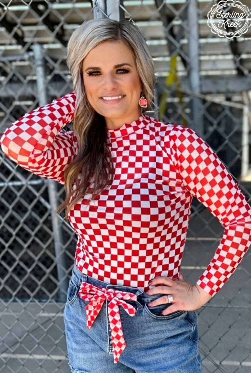 Pep Rally Mesh Red S-XL
