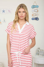 Load image into Gallery viewer, The Bailey Red Stripe Top S-L
