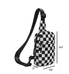 The Check-It Black Sling Bag