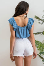 Load image into Gallery viewer, The Dublin Denim Top S-L

