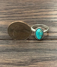Load image into Gallery viewer, The Yukon Turquoise Oval Ring
