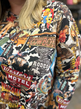Load image into Gallery viewer, The Western Collage Top 1X-3X
