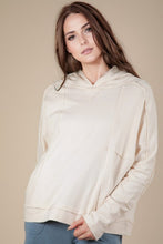 Load image into Gallery viewer, The Alpine Oatmeal Hooded Top S-L
