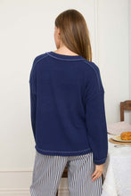 Load image into Gallery viewer, The Plano Navy Top S-L
