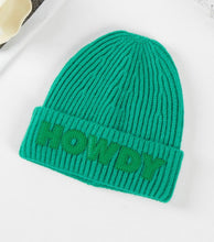 Load image into Gallery viewer, The HOWDY Green Beanie
