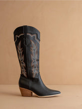 Load image into Gallery viewer, The Ainsley Black Cowboy Boots
