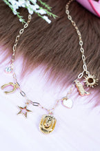 Load image into Gallery viewer, The Way Out West Goldtone Charm Necklace
