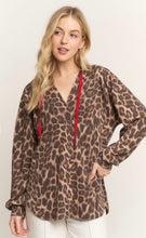 Load image into Gallery viewer, The Woodward Leopard Hooded Top S-L
