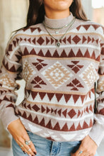 Load image into Gallery viewer, The Selma Aztec Sweater S-3X
