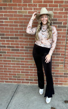 Load image into Gallery viewer, The Chocolate Brown Velvet Flare Pants S-L
