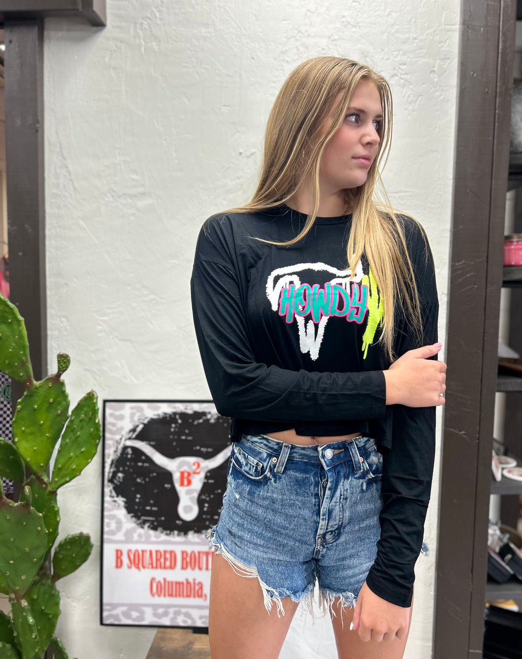 The Western Drip Crop Tee S-XL