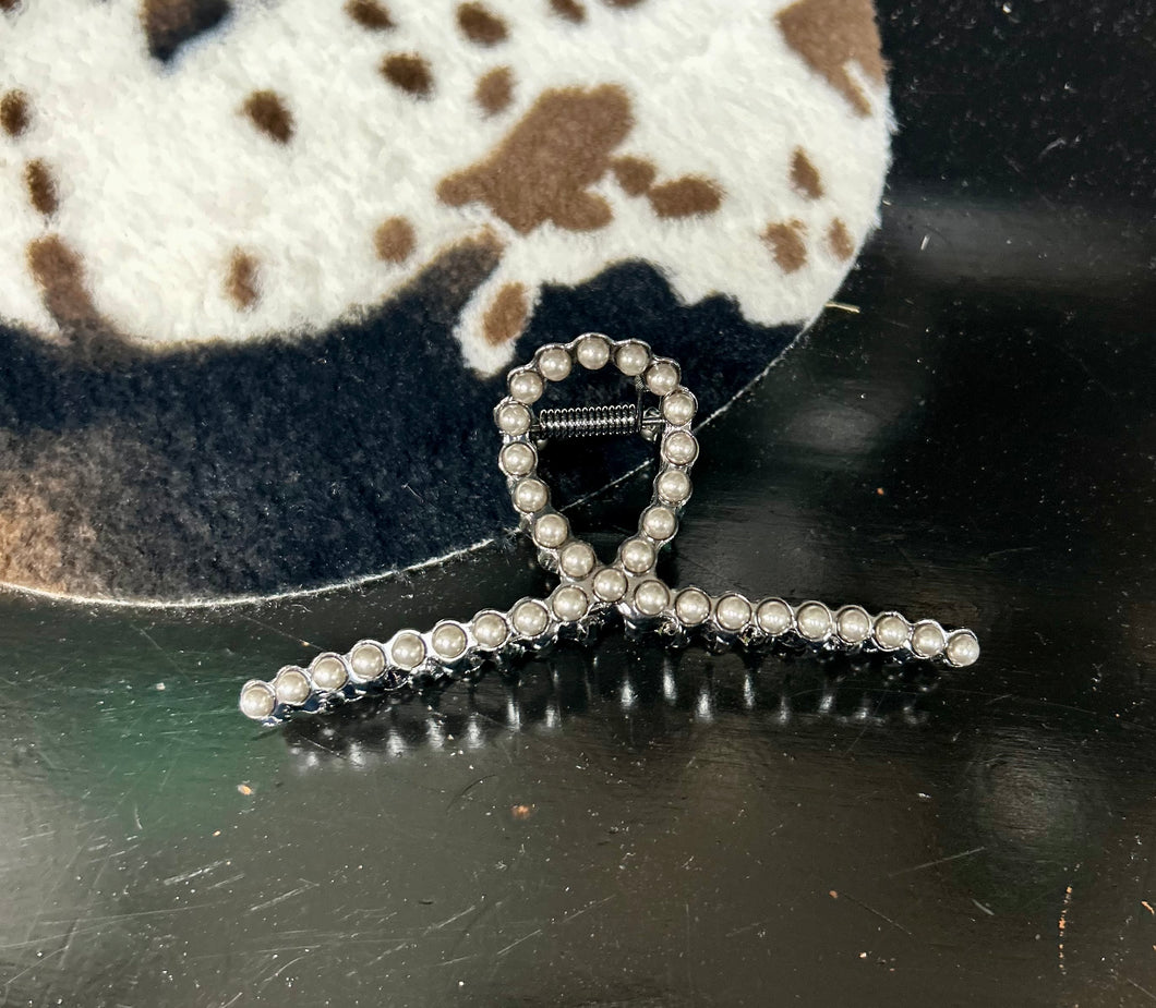 Navajo Pearl Claw Clip