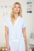 Load image into Gallery viewer, The Bailey Blue Stripe Top S-L
