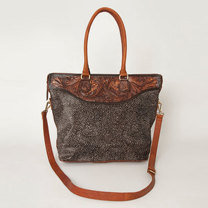 The Dotty HairOn Tooled Tote Bag