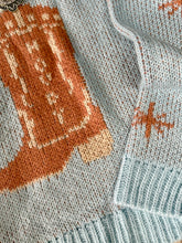 Load image into Gallery viewer, The Baby Blue Boot Sweater S-L
