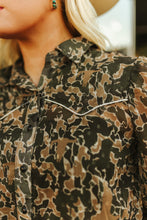 Load image into Gallery viewer, The Trophy Wife Camo Top S-XL
