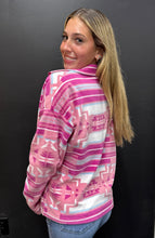 Load image into Gallery viewer, The Pearsall Pink Aztec Jacket S-L
