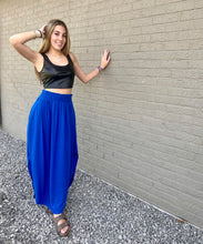 Load image into Gallery viewer, The Runaway June Maxi Skirt Royal S-XL
