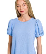 Load image into Gallery viewer, The Willow Top in Cornflower Blue S-L
