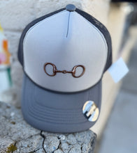 Load image into Gallery viewer, The Snaffle Gray Trucker Hat

