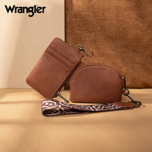 Load image into Gallery viewer, The Wrangler RFID Coin Card Pouch Chocolate Set
