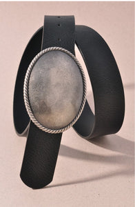 The Longview Belt Black-Silver