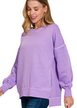 Load image into Gallery viewer, The Eagle Pass Lavender Pigment Dye Top S-L
