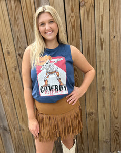 The Ft Worth Fringe Skirt S-L