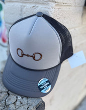 Load image into Gallery viewer, The Snaffle Gray Trucker Hat

